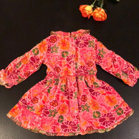 ❌SOLD❌ 🎉 HP 🎉 Oilily Velvet Dress - Picture 3 of 8